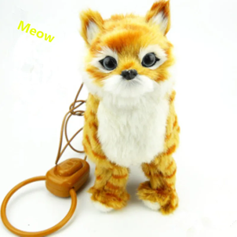 

Children Toy Electronic Pet Ornaments Electric Cats Simulation Animal Model Child's Birthday Present A002 1pc/lot