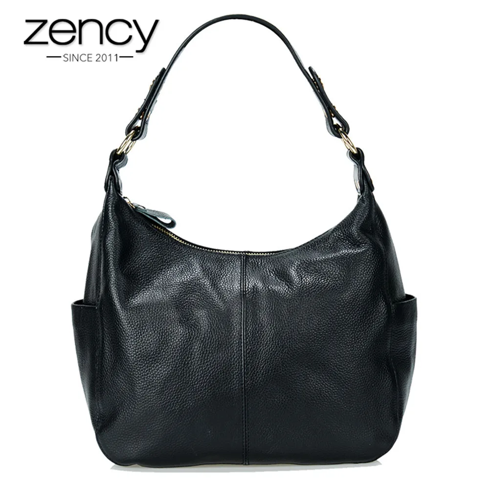 

Zency New Arrivals 100% Real Leather Women Shoulder Bags Fashion Hobos Super Quality Ladies Handbags Messenger Crossbody Purse