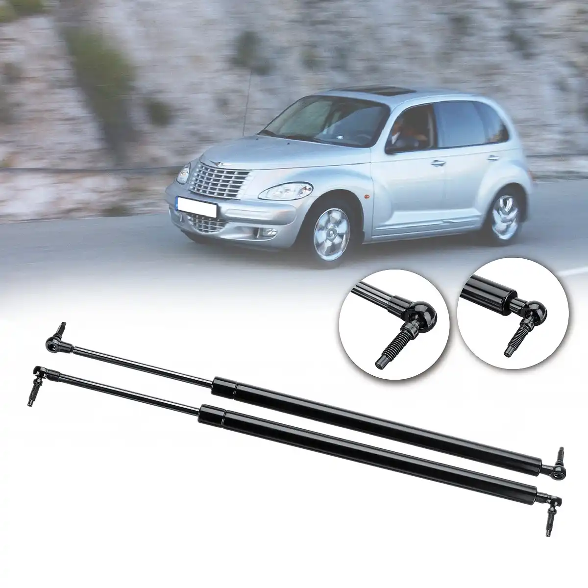 A-Premium Tailgate Rear Hatch Lift Supports Shock Struts Replacement for PT Cruiser 2001-2008 Wagon 2-PC Set
