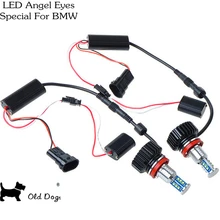 Ангельские глазки для BMW E60 E61 E63 E64 E70 X5 E71 X6 E82 E87 E89 Z4 E90 E91 E92 E93 60 Вт H8 CREE светодиодный чип маркерная лампа ксеноновая лампа для автомобиля