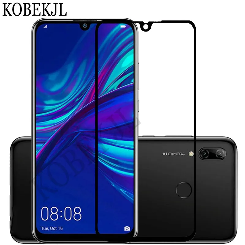 Chat message phone model】Black Huawei P Smart 2019 + Huawei P Smart 2019  Tempered Glass Huawei P Smart 2019 Smart2019 POT-LX3 POT-LX1 Screen  Protector Full Cover Film : Buy Online at Best