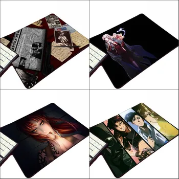 

Mairuige Small Size 220x180x2MM Mini Pc Rubber Gaming Mouse Pad Black Lagoon Anime Hot Comic Table Mousepad for Gamer Player