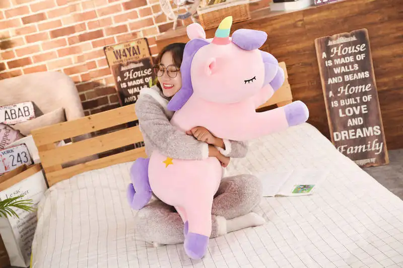90cm Plush Soft Unicorn Doll -Unicorn Fashion HTB1Xf7FKhTpK1RjSZR0q6zEwXXa9