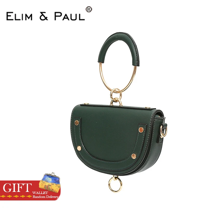 

New Vintage Hand Bag For Woman Sling Small Bag Ladies Shoulder Bags Crossbody Handbags Fashion Saddle Rivet torebka damska