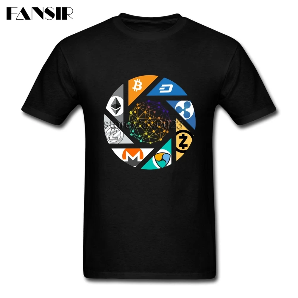 Cryptocurrency Bitcoin T-Shirt Men Litecoin Dash Zcash Ethereum Monero Short Sleeve O-neck Cotton Men T Shirt Clothes Cryptocurrency Bitcoin T-Shirt Men Litecoin Dash Zcash Ethereum Monero Short Sleeve O-neck Cotton Men T Shirt Clothes