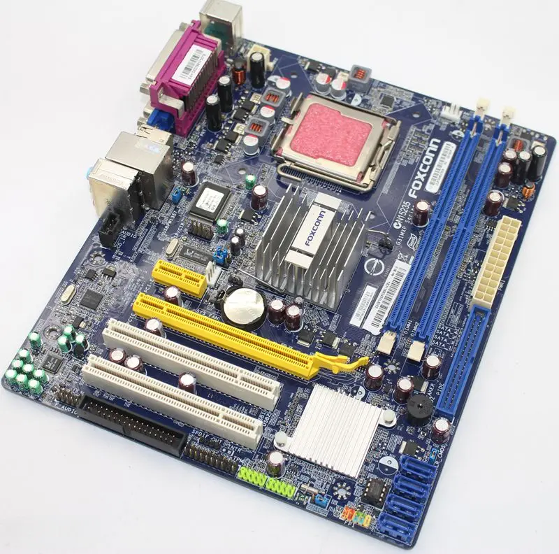 G31 775 Motherboard used original for Foxconn G31MXP-K (with integrated graphics) LGA 775 DDR2 4G g31 ga g31 s3g ddr2 a 775 ddr2 usb2 0 vga motherboard integrated graphics 100% tested perfect quality