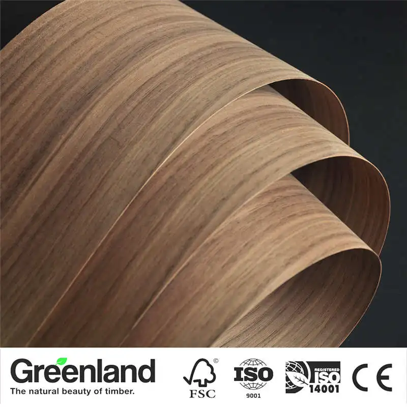 

American Walnut(C.C) Wood Veneers Flooring DIY Furniture Natural Material bedroom chair table Skin Size 250x20 cm Natural