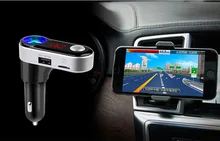 FM Transmitter Hands-free Car Kit Charger MP3 Player Dual USB for iPod iPad iPhone 6/7 HTC Sony Nexus Motorala Other Smartphones