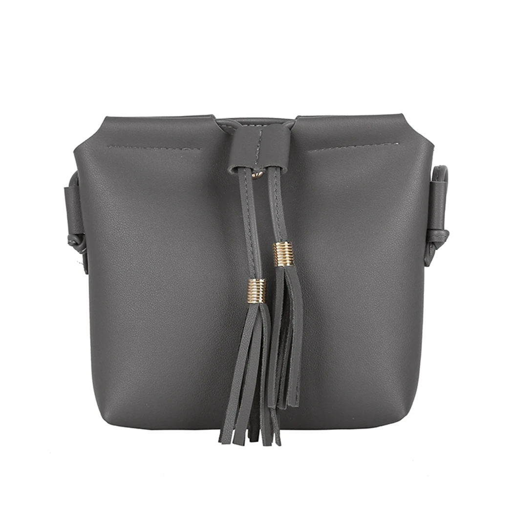 Baellerry Модные женские кисточкой сумка 2018 женская PU кожаная сумка на молнии сумки через плечо три цвета сумки через плечо