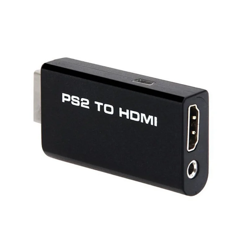 HDV-G300 PS2 to HDMI 480i/480p/576i Audio Video Converter Adapter with 3.5mm Audio Output Supports All PS2 Display Modes