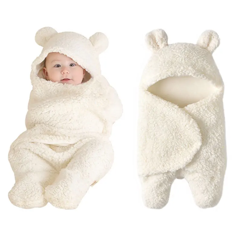 Cobertor do Bebê Conjuntos de Roupas Macios para Camas Newborn Fotografia Adereços Flanela Recém-nascidos Cobertores Crianças Velo Jogar Infantil Presentes 2020