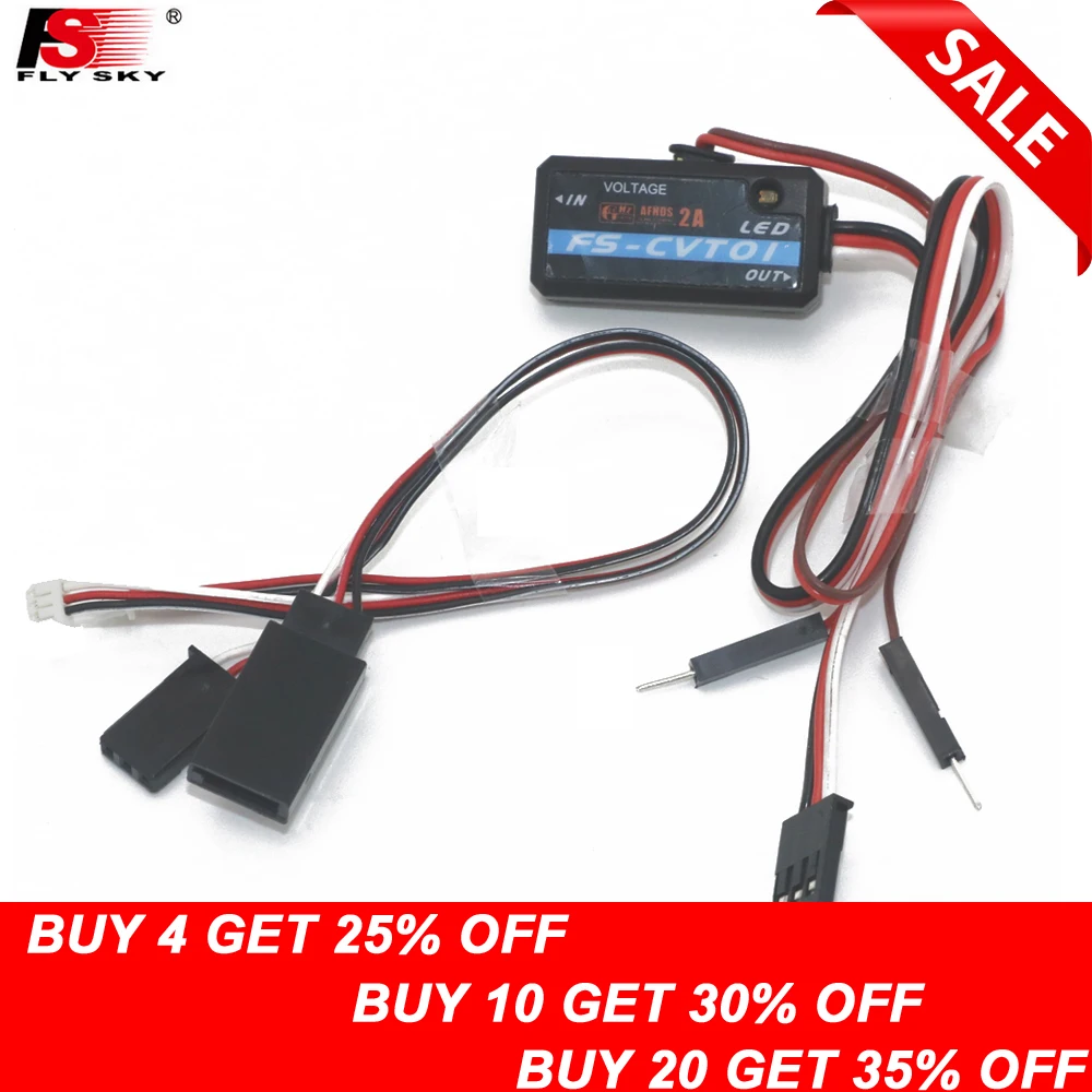 Koop Originele Flysky FS CVT01 Spanning Collection Module Voor FSi6 FSi10 iA6B iA10 Ontvanger Rc Onderdelen