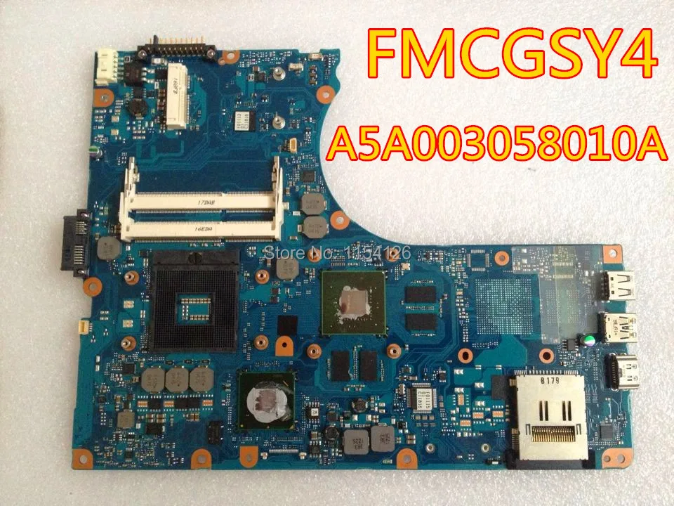 Материнская плата для ноутбука Toshiba Qosmio F755 материнская плата P000548720 A5A003058010 FMCGSY4 DDR3 неинтегрированная полностью протестирована