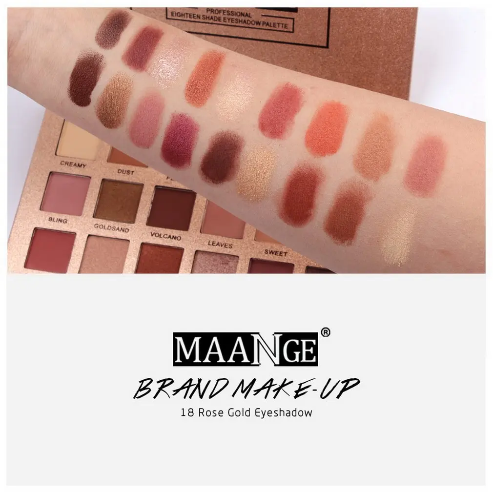 

18 Colors Eye Shadow Palette Matte Glitter Makeup Shimmer Eyeshadow Cosmetic Kit Shimmer Matte Eyeshadow Pallete