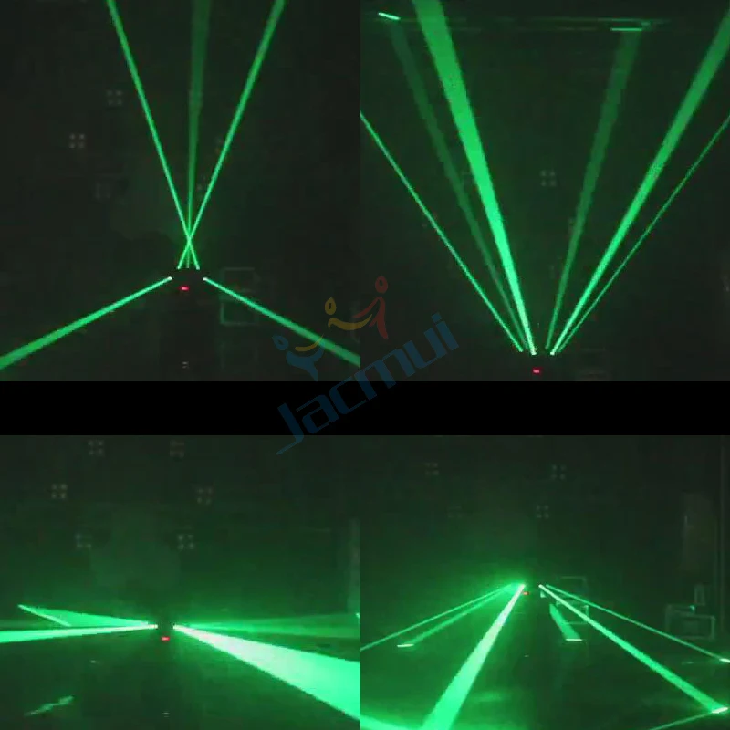 Новая модель полноцветный 6 головок умный луч лазерный движущаяся головка светильник для ночного клуба события шоу