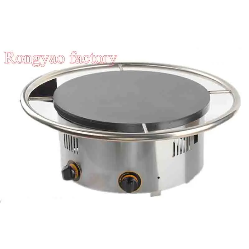 

RY-JBJ-45 One head gas/electric crepe maker rotating evenly heating crepe maker non-stick