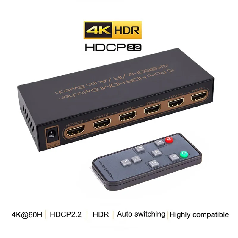 HDMI коммутатор 4 K 3 в 1 выход для ПК ноутбука xbox 360 PS3 PS4 nintendo переключатель порта
