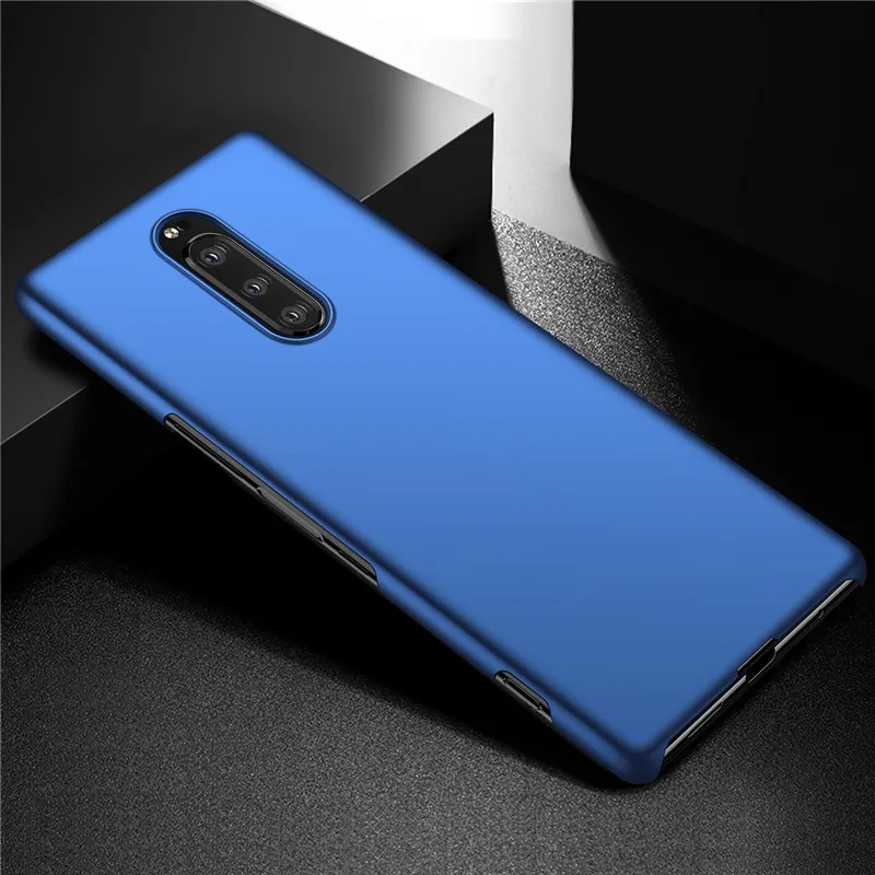 

For Sony Xperia 1 Case Ultra Thin Hard PC Back Cover Matte Case For Sony Xperia 1 Xeria1 Sony1 Full Protection Cover