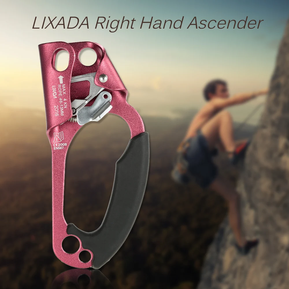 Lixada Right Hand Ascender Rope Размер 8 мм-13 мм для скалолазания/спасения/доступа к веревочке/альпинизма