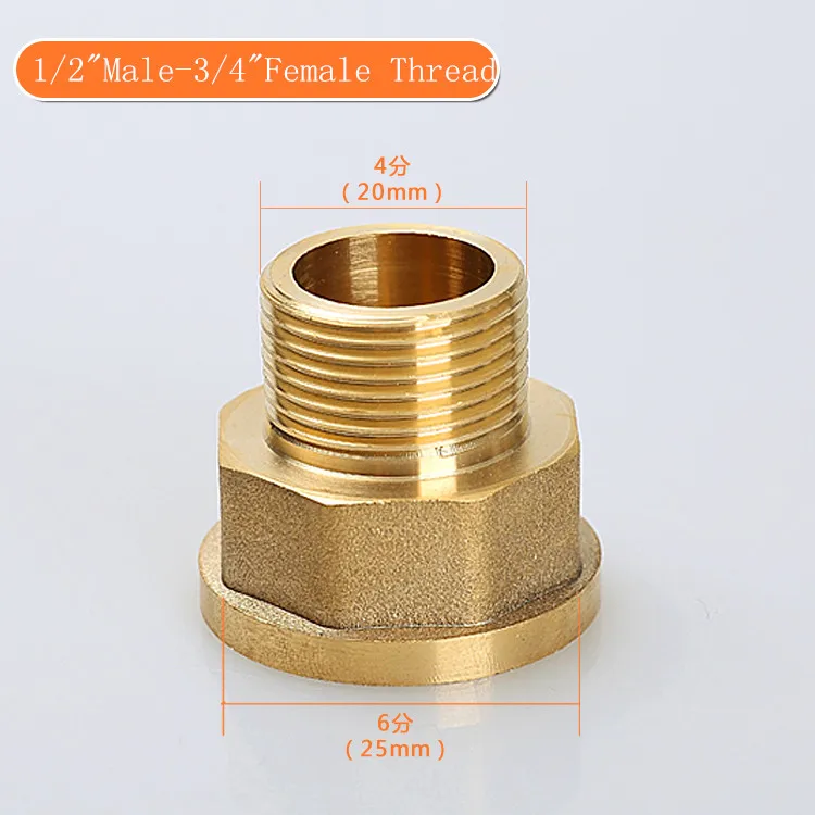 4 Piece Lot High Quality 1 2 Male X 3 4 Female Thread Bspt Brass Reducer Bushing Pipe Fitting Pipe Fittings Brass Reducer Bushingreducing Bushing Aliexpress