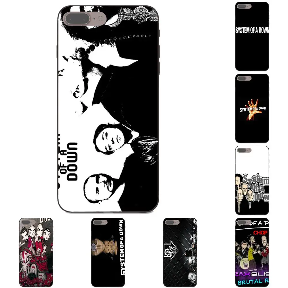 

Awesome System Of A Down TPU Mobile Case For Apple iPhone X XS Max XR 4 4S 5 5S SE 6 6S 7 8 Plus