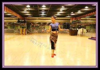 

Transparent thin Tribal belly dance hip overskirt BQ174