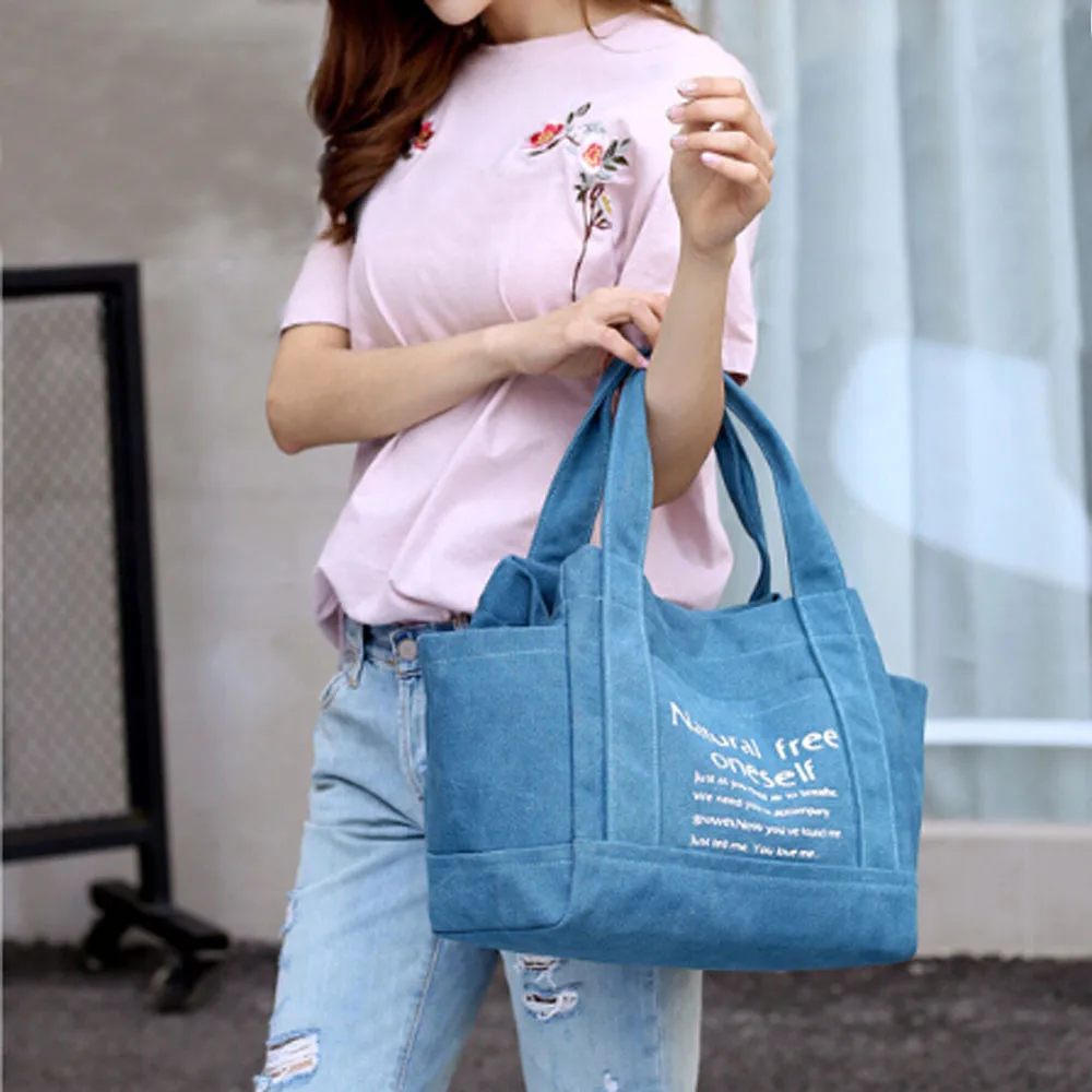 Aelicy Girl Shoulder Bag @ Casual Letter Printing Canvas Women Handbag Lady Bags bolsa feminina dropshipping 2019 HOT sac a main Aelicy Girl Shoulder Bag @ Casual Letter Printing Canvas Women Handbag Lady Bags bolsa feminina dropshipping 2019 HOT sac a main