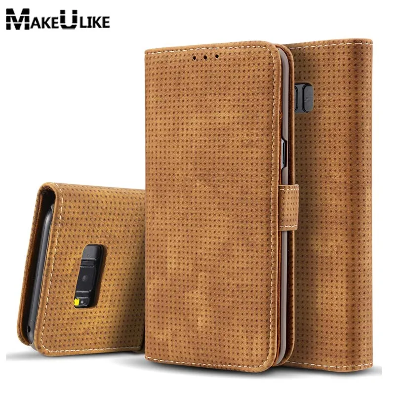 

New Style Wallet Cases For Samsung Galaxy S8/ S8 Plus Flip Cover Retro PU Leather Phone Bag Case For Samsung S8/ S8Plus Pouch