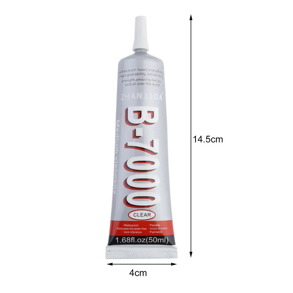 

5 Pcs 50ml Super Strong Adhesive Glue W/Needle For Mobile Phone Shell Rhinestones DIY Mobile Beauty Gel Mobile Phone Stickers