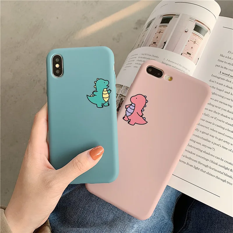 

Couples Cute Phone Case for Iphone Xs/Xs Max Matte Soft TPU Silicon Back Cover for Iphone 8 7 6 6S Plus X Xr Fitted Case