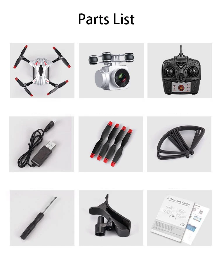Барометрический 720 P wifi FPV с высотой вертолета 2MP HD камера заземляющий ключ 2,4G 4CH RC Квадрокоптер