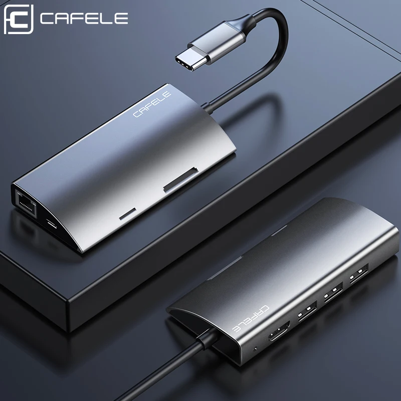 

CAFELE Multifunction USB C HUB, Type C to Multi USB 3.0 HDMI Adapter Dock for MacBook Pro Accessories USB-C Type C 3.1 Splitter