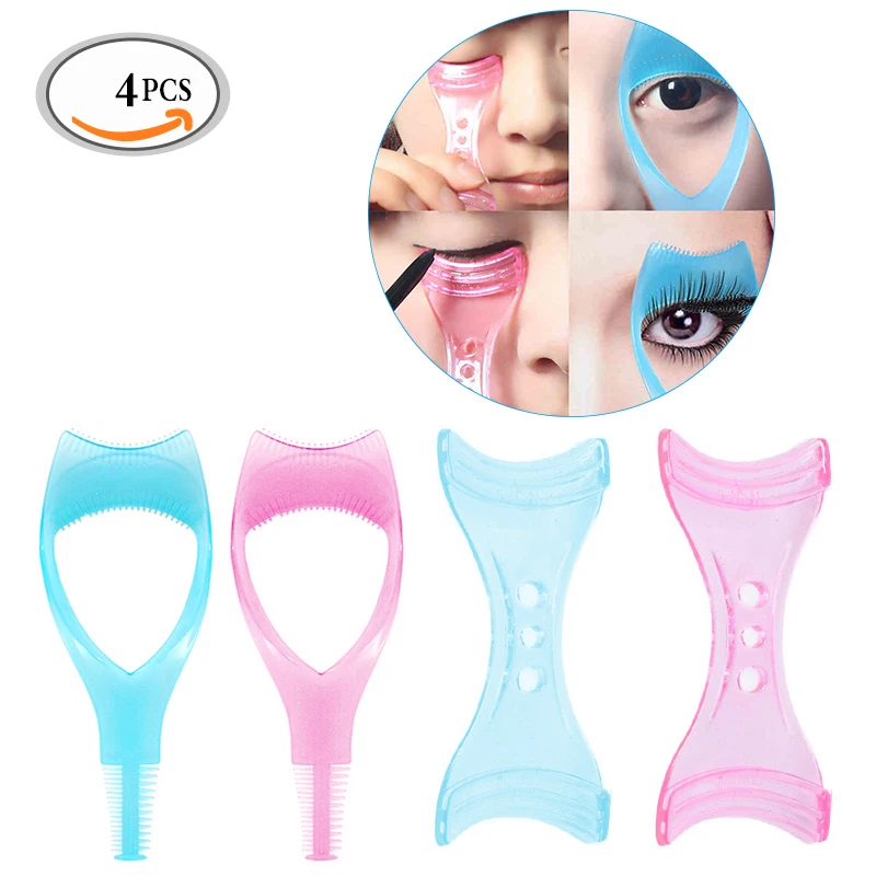 4PCS Magic Eyeliner Stencil Model Beginner Eye Makeup Helper Device Tool Assistant office Women Draw Eye