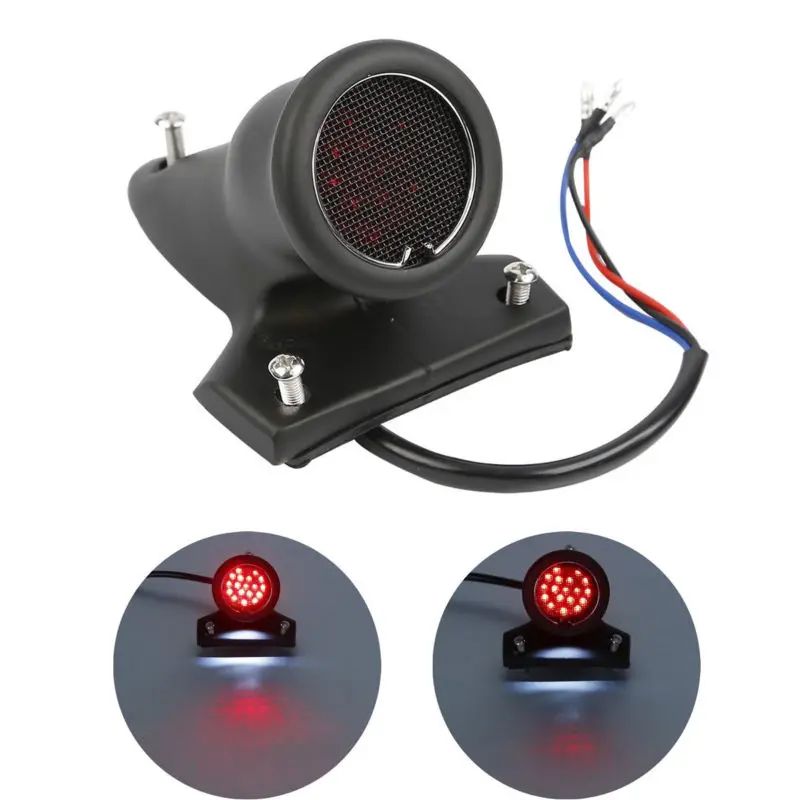 Fanale Posteriore LED Per Moto - Stop Retro, Lente Fum&eacute;, Impermeabile