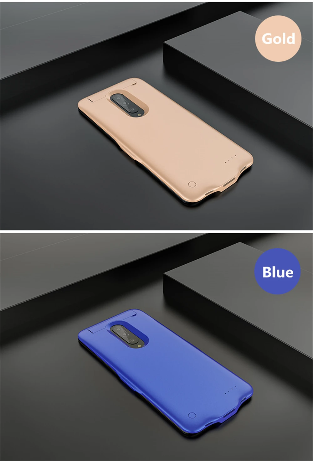 Внешнее зарядное устройство 6800 мАч чехол для Oneplus 7 power Bank чехол для зарядки портативный ударопрочный внешний аккумулятор Чехлы для аккумуляторов