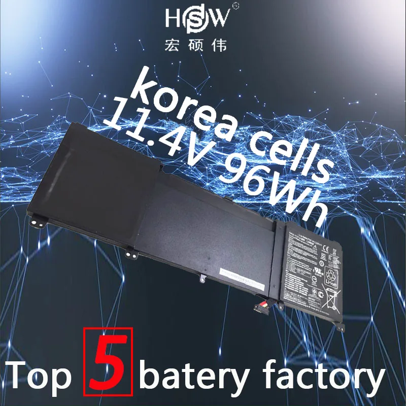 

HSW Brand New 96Wh 11.4V C32N1415 Li-ion Laptop Battery For ASUS ZenBook Pro N501VW, UX501JW, UX501LW battery