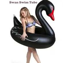 120 см надувной Черный лебедь плавающий ming кольцо взрослый плавающий бассейн поплавок пляжный матрац Фламинго Лебедь плавательный круг