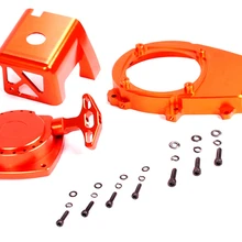 Комплект крышки двигателя с ЧПУ материалом(Тяговый стартер+ крышка цилиндра+ Боковая крышка+ Винты) 85185 для HPI km Rovan