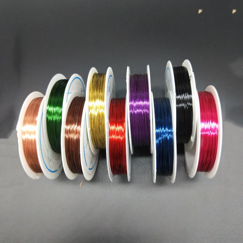 

0.3mm/20m 1 Roll Cheap Soft Useful Sturdy Alloy Copper Wire DIY Craft Beading Wire Fashion Jewelry Making Cord String Accessorie