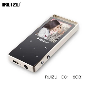 

Original RUIZU D01 MP4 Bluetooth Player 8GB Touch Screen 1.8 Inch support Voice recorder FM E-Book Video Pedo Meter Music Player