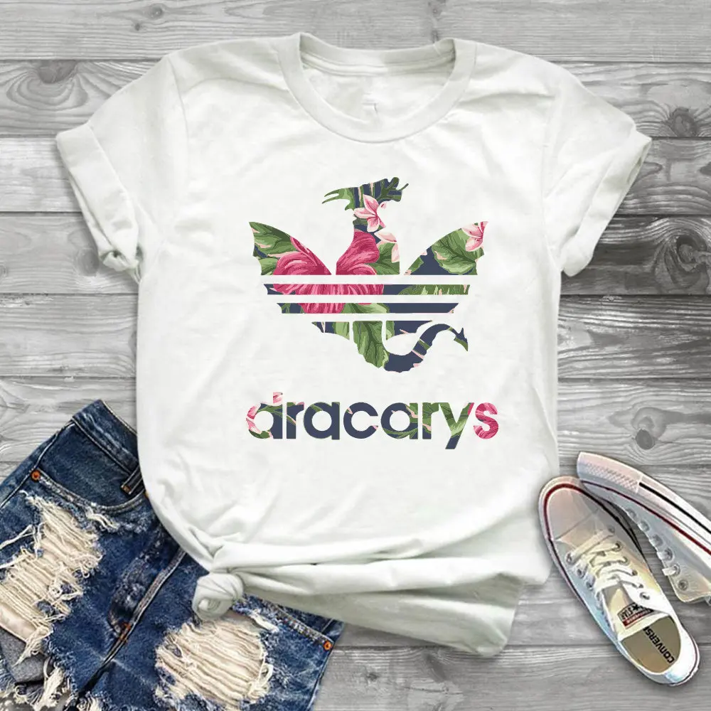 

Dracarys T Shirt for Women Game of thrones Tshirt Summer Mother of Dragon Harajuku Camisetas Top Tees Vogue Aesthetic Clothes