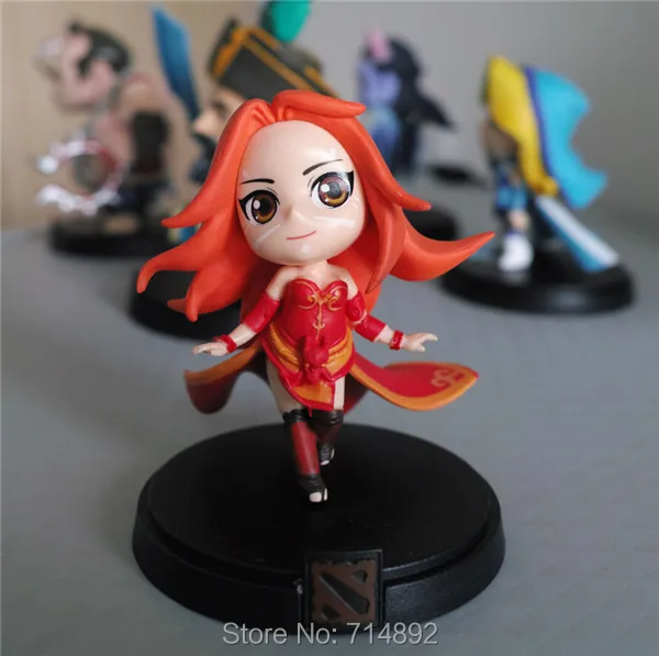 Us 1546 8 Offdota 2 Lina Toy Dota2 Heroes Lina Pvc Q Version Figure 4