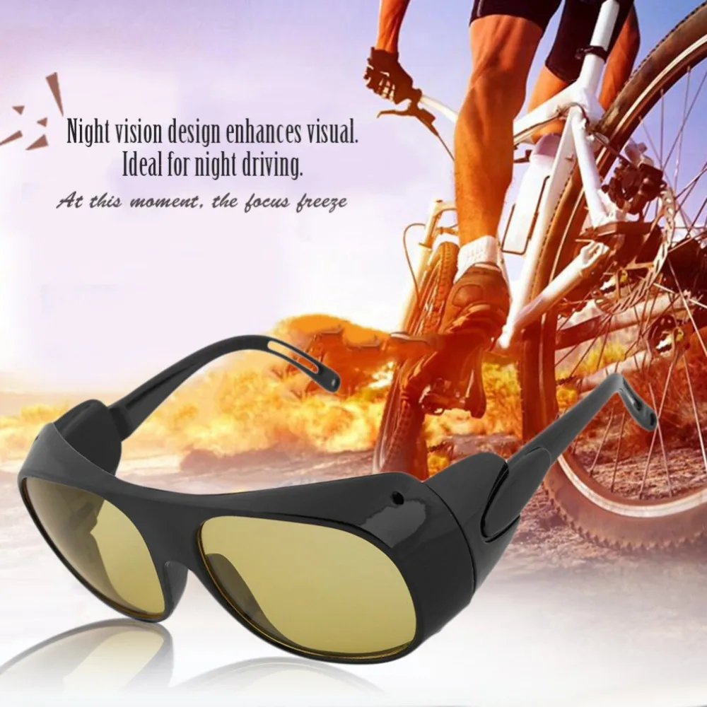 Unisex Motorcycle Bike glass Night Vision Driving Glasses Goggles ...