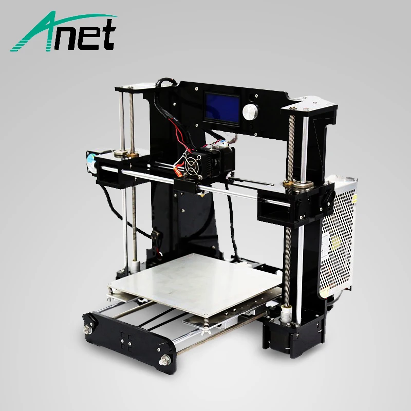  Einfache Montage DIY Anet A6 3D Drucker Hohe Präzision Acryl Rahmen Hohe Qualität Aluminium PCB Bru