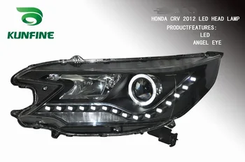 

Pair of Car Headlight Assembly for HONDA CRV 2012-UP Tuning Headlight Lamp Parts Angel Eyes with Daytime Running Light Bi Xenon