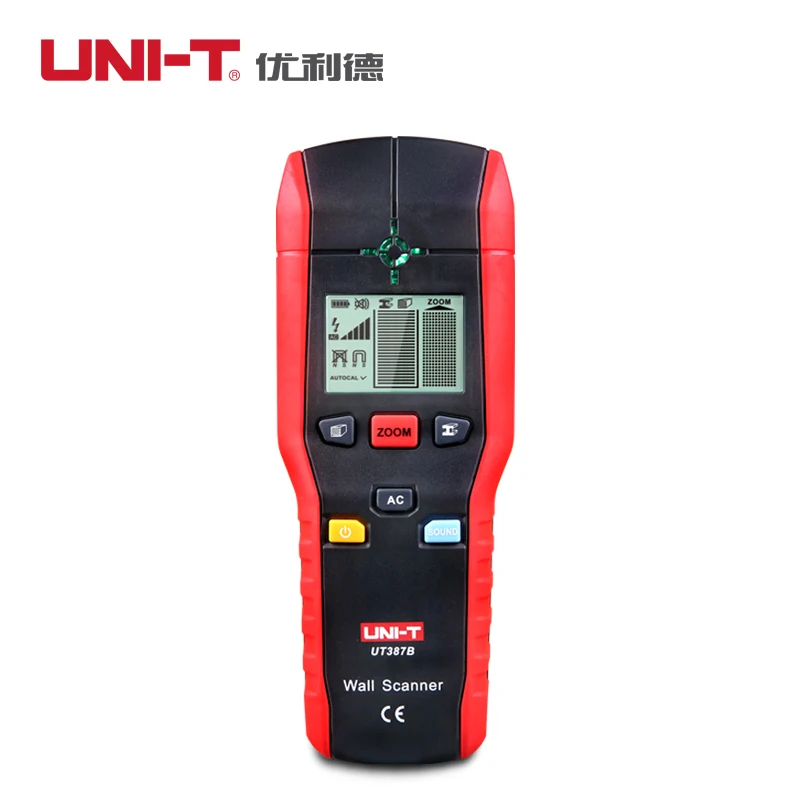 

UNI-T UT387B Professional Wall Detector tester Wood Metal AC Cable electric wire Finder Scanner Accurate Wall detecting tool