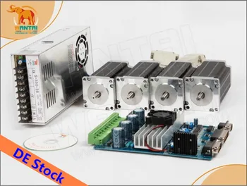 

Germany Free! Wantai 4 Axis Nema 23 Stepper Motor 57BYGH633 270oz-in+4 Axis Driver Board TB6560 CNC Router GE FR BE NL UK Free