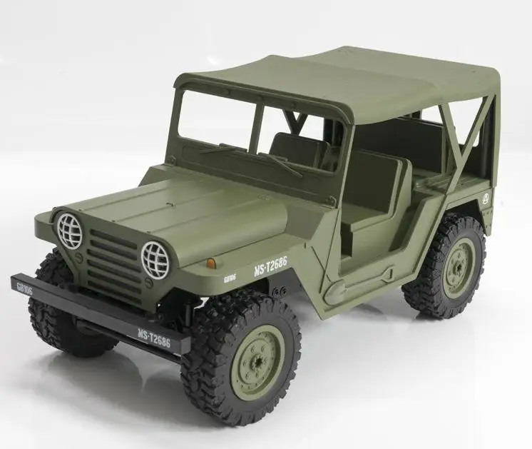 1/14 4WD пульт дистанционного управления 4X4 внедорожный автомобиль jeep 2,4 GHZ rc военные грузовики электромобиль