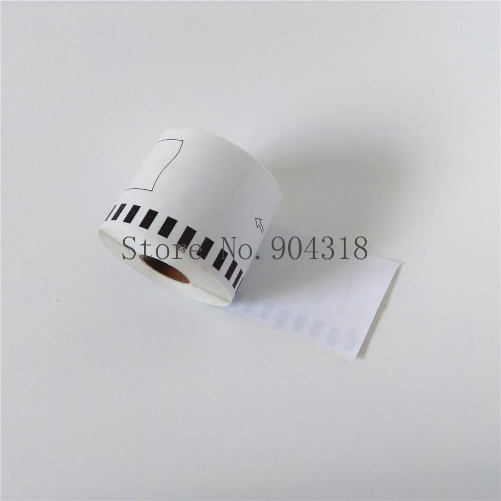 4 x Rolls Brother DK 22205 DK22205 2205 DK2205 Совместимые Этикетки 62 мм 30 48 м QL 570 580 700 720 1050 1060|Ленты