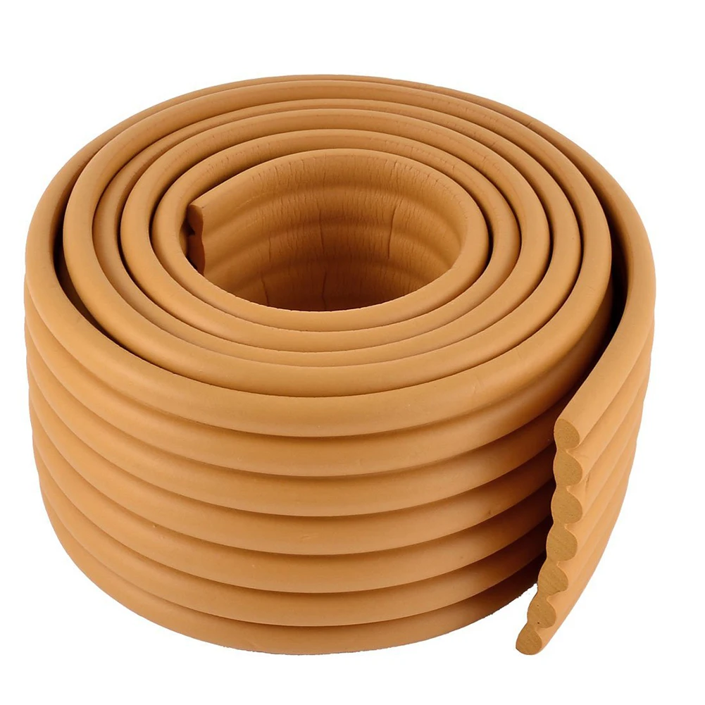 ABWE Best Sale Furniture Corner Edge Safety Cushion Guard Wood Color